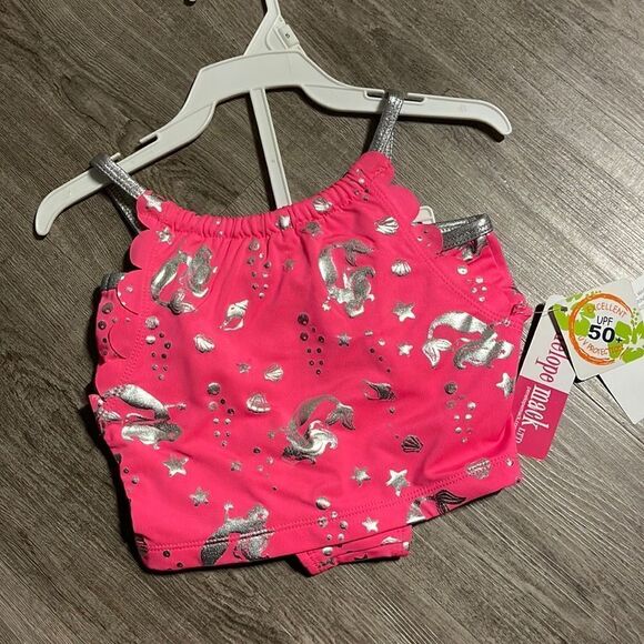 Penelope Mack Pink Mermaid Bikini Swimsuit - Picture 1 of 2